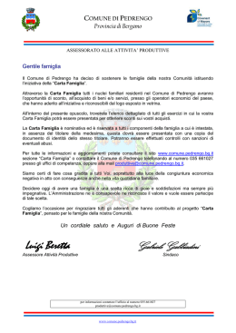 su - Comune di Pedrengo