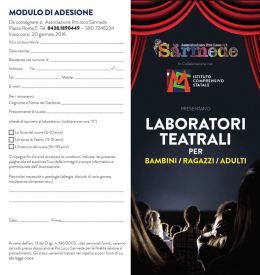 modulo di adesione