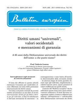 Bulletin européen Nov-Dic. 2013 (762-763) r