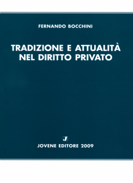 nel dirittq privato - Dipartimento di Giurisprudenza