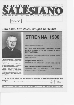strenna 1980 - Bollettino Salesiano