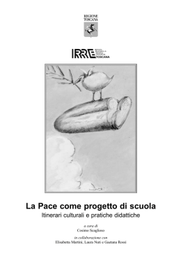 La Pace come progetto di scuola