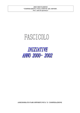 Iniziative 2000-2002 - Informagiovani Ravenna