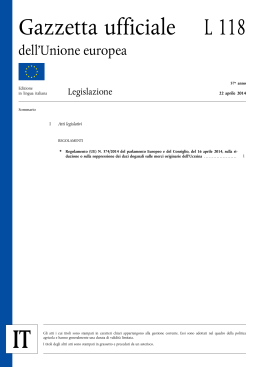 Regolamento UE 374_2014