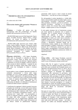 SEDUTA DI GIOVEDI` 16 SETTEMBRE 2004