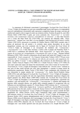 La storia della non-storicit&agrave; di Ges&ugrave;