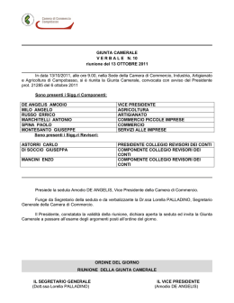 verbalen - Camera di Commercio