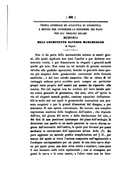 Teoria generale ed analitica di gnomonica