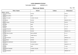 Catalogo Biblioteca Sede Centrale