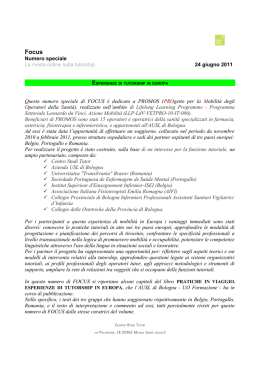 Numero speciale La rivista online sulla tutorship