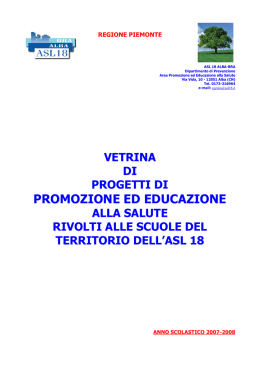 Materiale di comunicazione e informazione