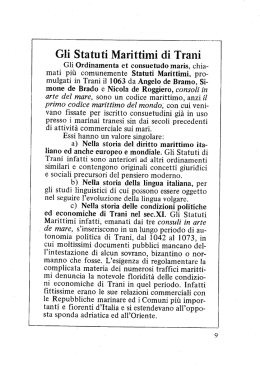 Scheda tecnica - Trani Viva il portale di Trani