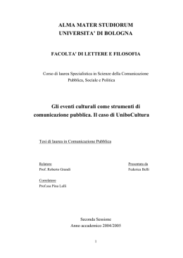 Documento PDF - Benvenuto su AMS Tesi di Laurea