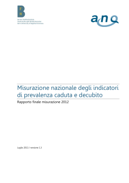 Rapporto finale misurazione 2012