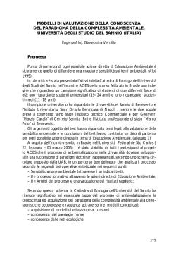 modelli di valutazione della conoscenza del paradigma della