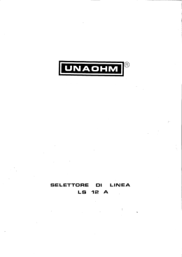 manuale d`uso