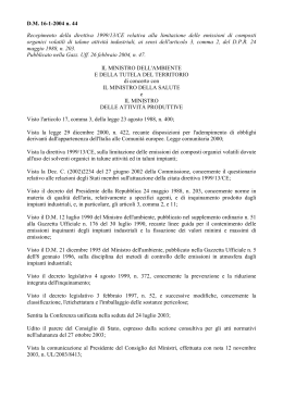 Decreto Ministeriale 16-1-2004 n. 44
