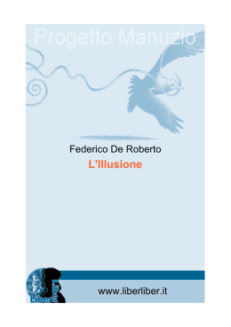 L`Illusione - Liber Liber