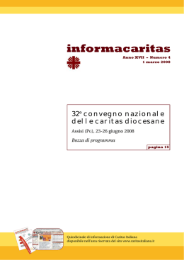 informacaritas - Caritas Italiana