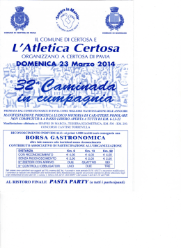 L `A tle fica Certosa - GSD VTV Abbiategrasso