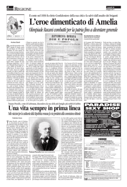 Corriere dell`Umbria 16 maggio