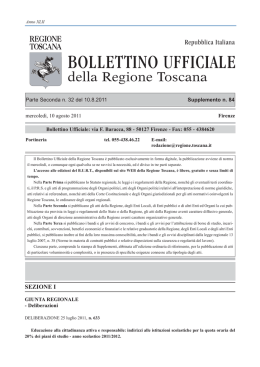indirizzi alle istituzioni scolastiche.