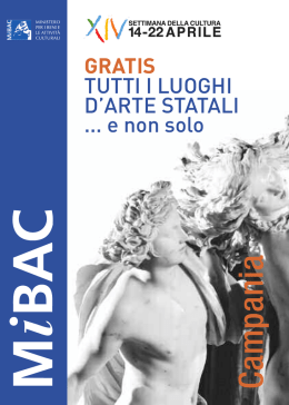 XIV Settimana della Cultura