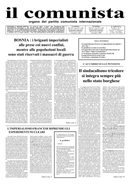Il sindacalismo tricolore si integra sempre pi&ugrave; nello stato borghese