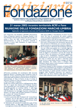 numero 13 - Fondazione Cassa di Risparmio di Fano