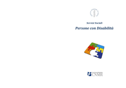 Persone con Disabilità - Istituto Superiore di Sanità