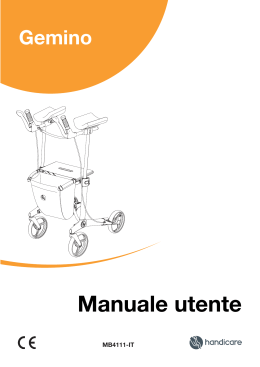Manuale utente - Handicare Mobility becomes Sunrise Medical