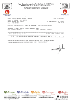 Tour Operator: L.go Nino Franchellucci, 81 00155