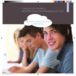 catalogo dell` esame di maturita` liceale (quadriennale) 2011