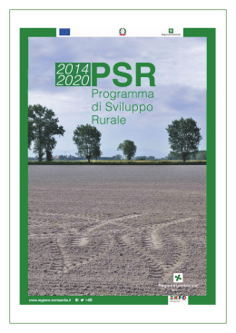 Documento Sviluppo Rurale