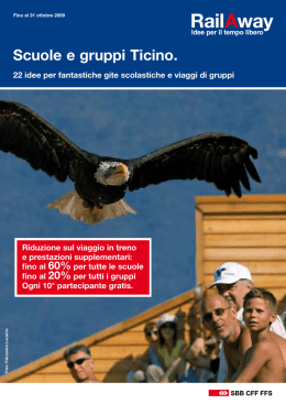 Scuole e gruppi Ticino.
