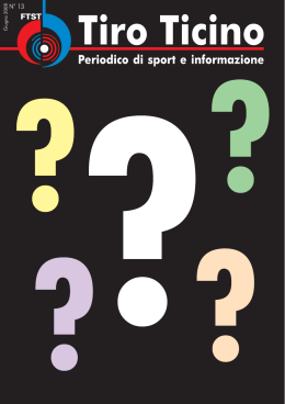 Tiro Ticino numero 13 - 44 pagine - Formato A5
