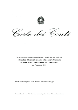 Sezione del controllo sugli enti - Delibera n. 88