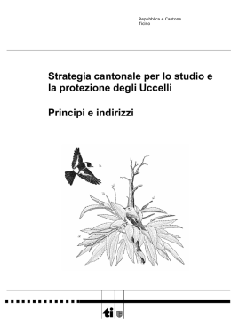 Strategia cantonale per lo studio e la protezione