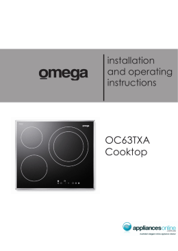 OC63TXA Cooktop - Appliances Online