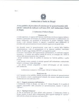 Ambasciata d`Italia in Skopje