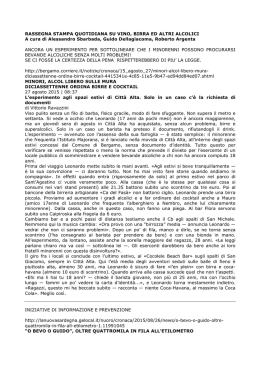 Leggi la rassegna del 27 agosto 2015