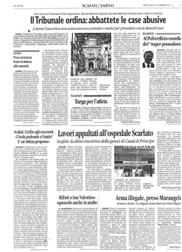 Il Tribunale ordina: abbattete le case abusive