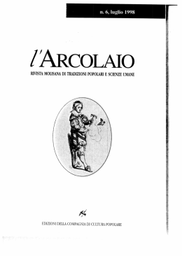 Emerologia ed Emerografia del Folklore Molisano. II