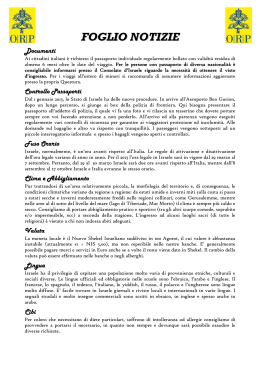 Notizie e Info utili - Parrocchia Santa Chiara