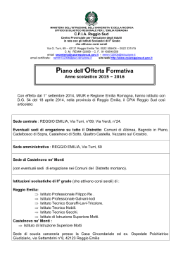 POF 2015-16 - CPIA – Reggio Sud
