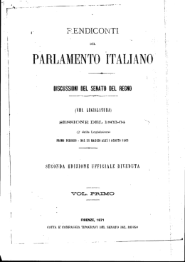 parlamen`i`o italiano - Senato della Repubblica