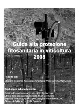 Guida alla protezione fitosanitaria in viticoltura 2008