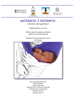 Guida maternità parte genitori - vai al sito del Ministero Lavoro e