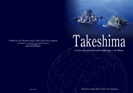 Takeshima (10 pagine)  - Ambasciata del Giappone in Italia