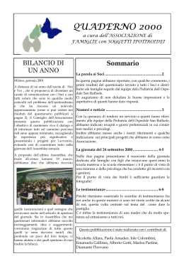 quaderno 2000 - Associazione di Famiglie con Soggetti Ipotiroidei.
